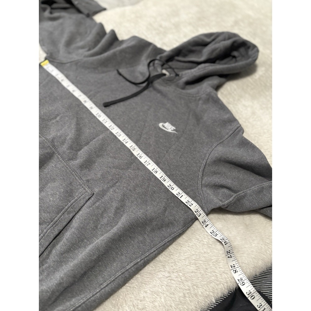 Nike Men's Gray Hoodie Large Pullover Sweater Long Sleeve Training - Picture 4 of 8